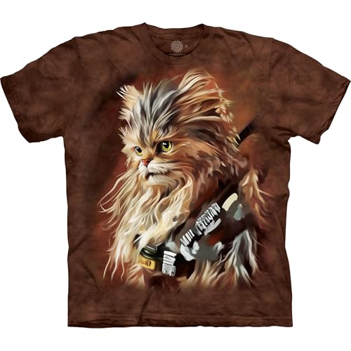 T-shirt chat guerrier de l'espace imprimé 3D vintage pour style décontracté