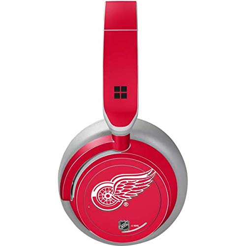 Skinit Decal Audio Skin Compatible with Surface Headphones - Officially Licensed NHL Detroit Red Wings Solid Background Design