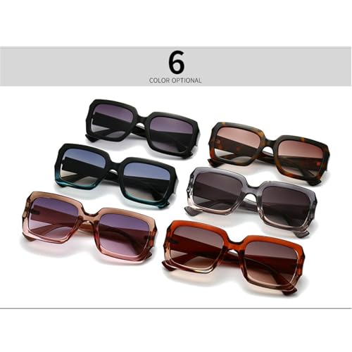 willochra Fashion Oversized Square Women Sunglasses Vintage Gradient Shades UV400 Men Outdoor Trending Sun Glasses4