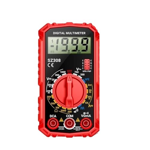 Multimètre LCD compteur de courant AC/DC appareil de tension SZ308