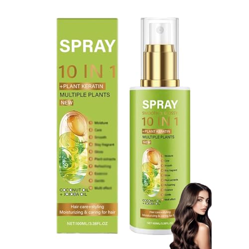 Spray capilar hidratante 10 en 1 con keratina vegetal 3.527 oz miniatura 1