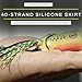 Scum Frog Painted Trophy Series Popper with a Hollow Body Frog Lure | 1/2 oz., Fire Tiger