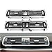 oimcpr Compatible for BMW F07 Car Front Middle Console Air Conditioning AC Vent Grille Outlet Cover Accsseries Compatible for BMW 5 Series 528 535 550i(Model A)