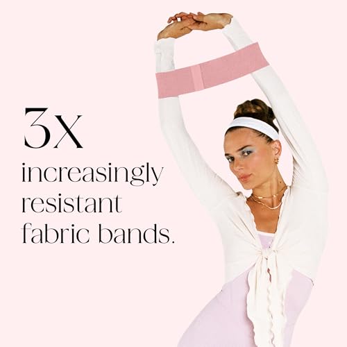 Image of Bala Bands Resistance Bands, Non-Slip Fabric Exercise Bands