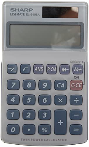 Sharp 8-digit electronic calculator el-240sab