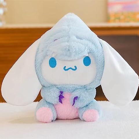 5 Christmas Plush Toys, Assorted Characters and Designs (Blue Cinnamonroll) Cover