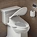 Kohler PureWash E750 Elongated Heated Bidet Toilet Seat, White with Touchscreen Remote Control, Quiet-Close Grip-Tight Lid, Self-Cleaning Wand, Warm Water Bidet, Adjustable Water Pressure, Nightlight