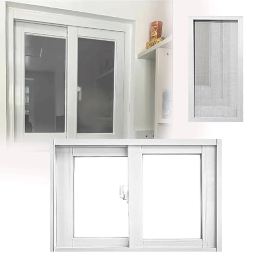 Double Pane Windows for Houses, Large Lockable Shed Windows, Featuring Double-Pane Insulated, for Privacy and Ventilation White Vinyl Basement Window 30x17in / 76x43cm