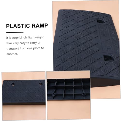 Rampas plásticas Garneck para vehículos 50x27x9 cm negra miniatura 3