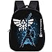 Produktbild FENGHUO Zelda Tasche Niedlich Die Legende Von Zelda Rucksack Kinder Kinder Bookbag Kindergartentasche Vorschule Schulrucksack Schulmaterial