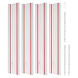 VEVOR Riel Guía para Sierra de Mesa, Rango de Corte de 279,4 cm, Incluye 4 Rieles Guía de Aluminio Extruido de 698,5 mm y 3 Conectores, Compatible con Makita, Festool y WEN, para Carpintería