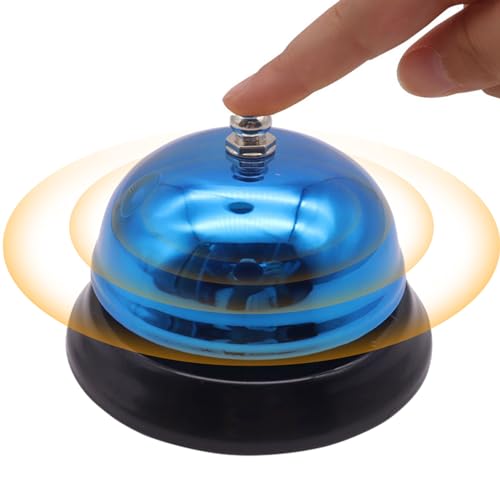 Campana de - Campana de mesa para bares, metal antioxidante, timbre de recepción para hoteles, restaurantes, cocinas, escuelas, mostradores