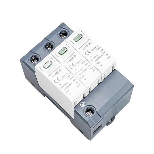 Parafoudre de protection maison 3P AC385V 40KA adaptable sur rail DIN triphasé