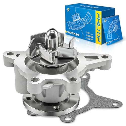 PHILTOP AW6247 New Engine Water Pump Kit Compatible with Hyundai Accent Elantra/GT Kona Sonata Tucson Veloster, Kia Forte Koup Forte5 Optima Rio Seltos Soul L4 1.6T, Replace# 1467420 WP2221