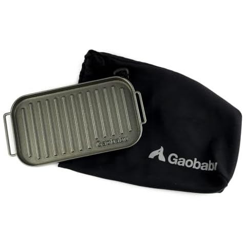 Gaobabu MultiGrillPlate for Mestin Made in Japan | Fits a wide variety of gear | 3-layer fluorine processing | No seasoning required | Can be stacked with Mestin | aluminum lightweight compact Cover