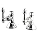 Kingston Brass CCK44151AL Trimscape FIP x 1/2-Inch OD Comp Quarter-Turn Straight Stop Valve, 2-3/4 inch Length, Polished Chrome