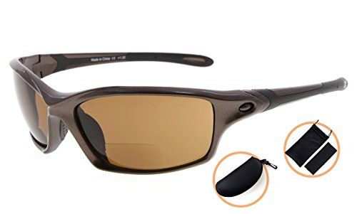 Image of Eyekepper Bifocal Sunglasses for Women Men, Rectangular Frame