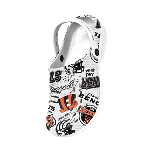 Image of FOCO Arizona Cardinals NFL Mens Historic Print Clog with Strap