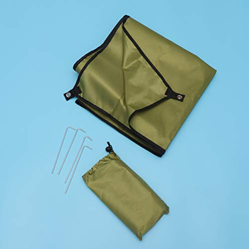 Tapete de praia para acampamento BESPORTBLE para ambientes externos à prova d'água com prendedores