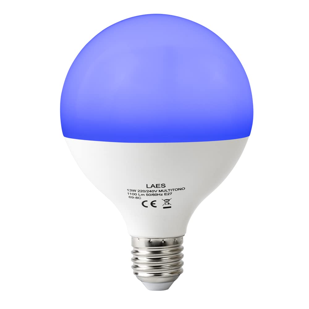 LAES żarówka LED Smart E27, 13 W, wielokolorowa, 95 x 113 mm