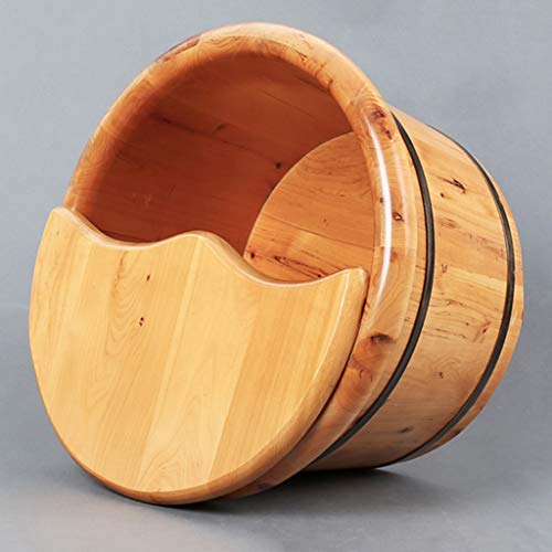 Masajeador Spa de Pies Tazón de Madera para Pedicura con Tapa miniatura 6