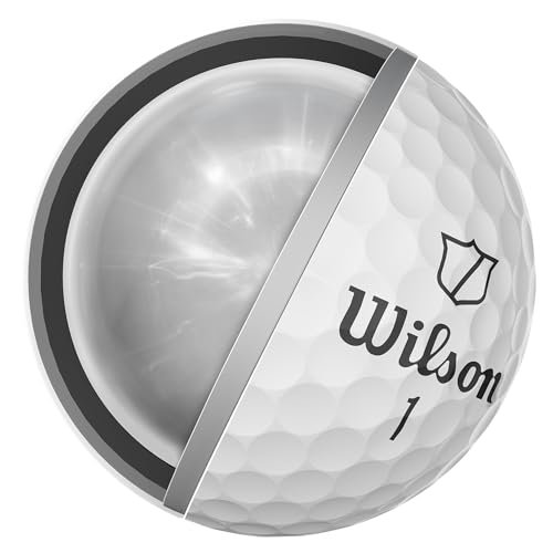 Wilson Staff Golf Balls, Staff Model, Four Piece High Spin Golf Ball, White - Image 4