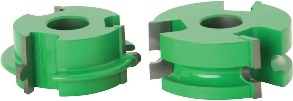 C2307 Tongue & Groove Shaper Cutter Set - 3/4" Bore Floring Cutter for Precision Cutting