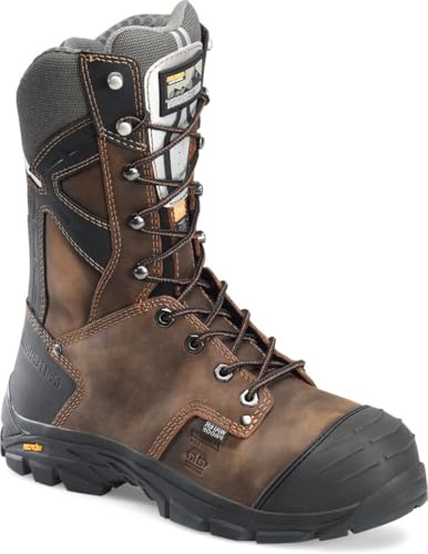MATTERHORN 10” Lightweight Waterproof Aluminum Toe D3o Internal Met Guard Men's Industrial-Construction Boot, Durable & Comfortable