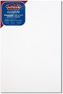 Loxley 36 x 24-inch Traditional 18 mm Depth Ashgate Stretched Artists Canvas, White
