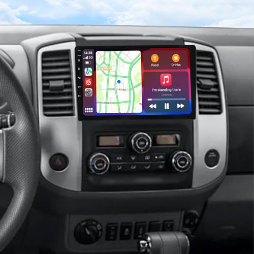 5GWiFi Upgrade Stereo Radio for Nissan Frontier SV 2013-2020 - Biorunn 8-Core Wireless Car-Play Android Auto GPS Navigation - 2GB RAM 32GB ROM 9 Inch Touch Screen Blue-Tooth RDS FM DSP SWC Camera