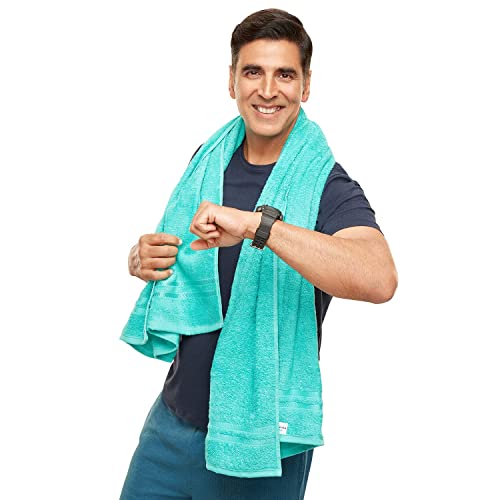 Image of Welspun Quik Dry 100% Cotton 380 GSM Dobby Weave Plain Face Towels|Ultra Soft & Quick Dry Face Towels - 30 x 30Cm - Dark Blue