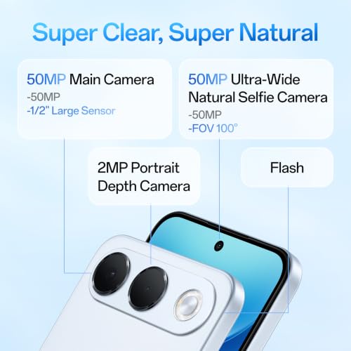 Image of OPPO F35 5G | 8GB+128GB | Wave Blue | 8000mAh Battery + 80W SUPERVOOC | 6.57 inch 120Hz AMOLED Display | Dimensity 6360 MAX 5G | 50MP Front & 50MP Rear Camera | IP69K Water & Dust Resistance