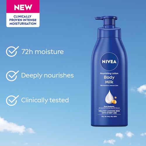 Image of Nivea Nourishing Lotion Body Milk Richly Caring For Very Dry Skin, 400ml