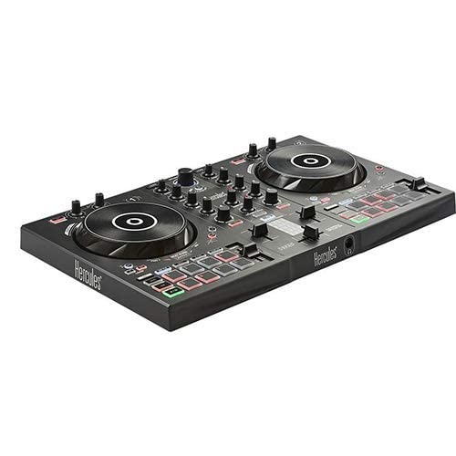 Hercules Dj 2 Control Inpulse 300, Black With 8In Stereo Mini To Dual Rca Y-Cable (6') Bundle, Speaker #TOP1