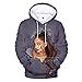 NUANNUAN Impression 3D Ariana Grande Sweat Filles Vêtements De Sport Haut Doux Pull À Capuche Doux Chanteur Filles Longue Dame Décontracté Lâche XXS-4XL
