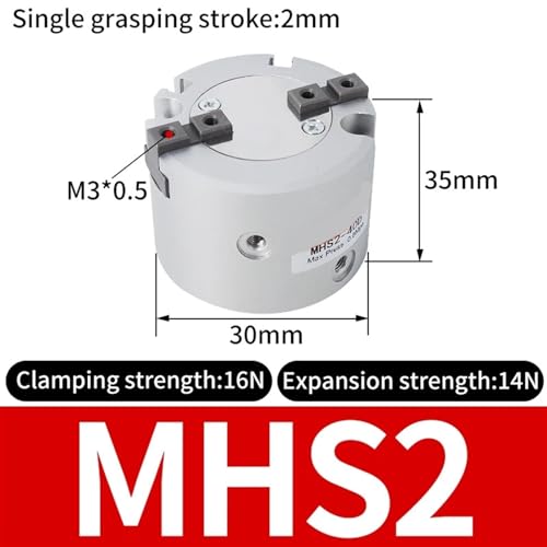 Vérin pneumatique MHS3 pour optimiser le tri automatique de pièces 25D - 3