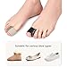 6 Pairs Toe Separator, Elastic SEBS Toe Separators to Correct Bunions and Restore Toes, Prevents Friction Soft Toe Corrector for Hammertoes Bunions Sports
