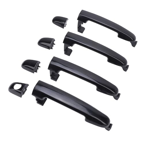 Poignées de Porte Extérieures Noires SONATA NF : Solution Remplacement Plastique Cassé ABS