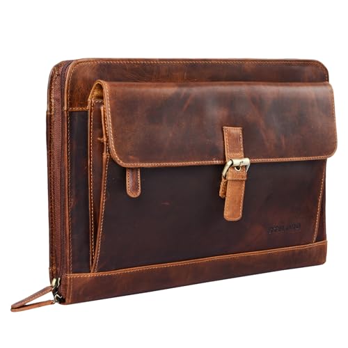 Porte-document homme cuir noir STILORD Emilius sacoche ordi A4