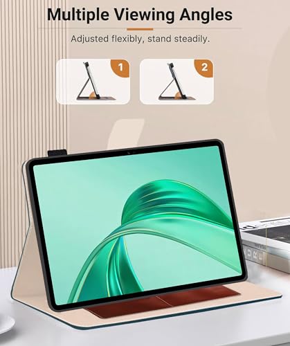 Image of TGK Flip Case Cover for Honor Pad X8a 11 inch Tablet with Stylus Holder (Cerulean Blue)