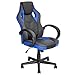 Produktbild FurnitureR Promotion Gaming Chair im Racing-Stil, ergonomischer Computerstuhl/ Bürostuhl schwarz und blau
