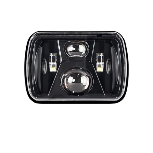 Phares principaux LED 5x7 rectangulaires 55W clignotant pour feux avants auto Patrol Y60
