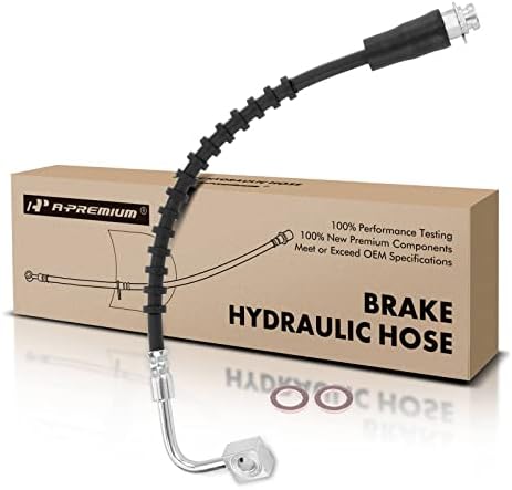 A-Premium Front Driver Side Brake Hydraulic Hose Compatible with Chrysler Town & Country 2008-2012 & Dodge Grand Caravan 2008-2012 2018-2020 & Ram C/V 2012,2015 & Volkswagen Routan 2009-2014