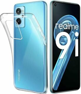 جراب حماية لموبايل ريلمي 9i/ أوبو A36/A76 4G/ أوبو A96 4G من البولي يوريثين الحراري، جراب خلفي فائق الشفافية، جراب خلفي مرن ممتص للصدمات من السيليكون