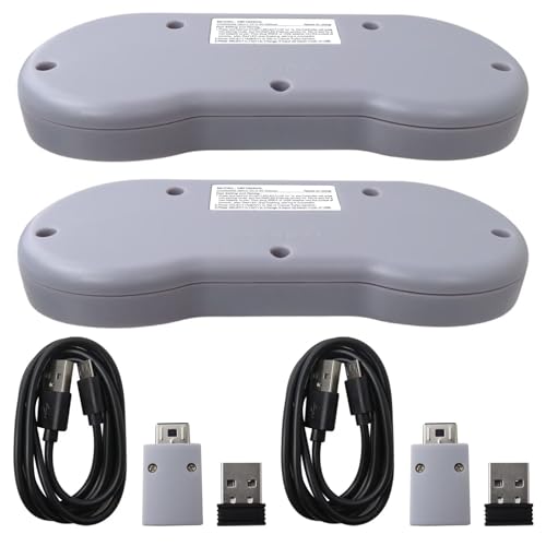 2 Pack 2.4GHz Wireless Gamepad Controller For Super Nintendo NES & SNES classic mini Wireless Console controller joystick game