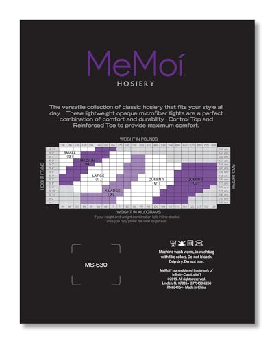 MeMoi Light Support Opaque 30 Denier Pantyhose4
