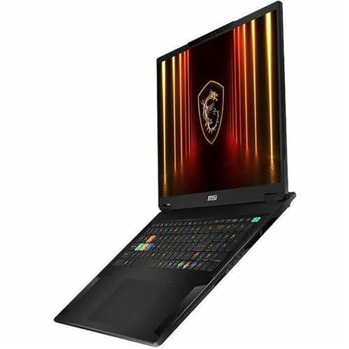 Image of msi Stealth A18 AI+ A3HWIG-028US 18 inch UHD+ 120Hz Gaming Laptop, AMD Ryzen 9 365 2.0GHz, 32GB RAM, 2TB SSD, NVIDIA GeForce RTX 5080 16GB, Windows 11 Pro, Midnight Black