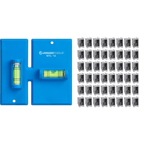 Jonard Tools WTL-12, Wall Box Template and Level for Old Work Electrical Boxes,Blue & Newhouse 1-Gang PVC Electrical Outlet Box - 14 cu. in., for Switches, GFCI and Duplex Receptacles