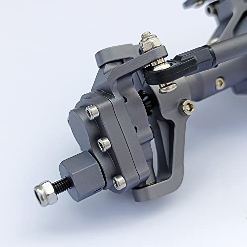 Muhikrt Metal Front And Rear Portal Axle For 1/10 Rc Crawler Axial Scx10 Ii Redcat Gen8 Rgt 86100 (Front Axles) #TOP7