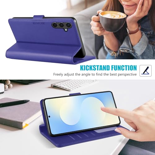 Coque Samsung S25 FE antichoc bleu clair protégeant écran et cartes - 4